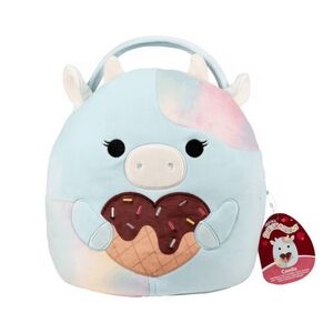 Squishmallows Pastel Blue Cow Bag (picture of cow face used in buyer givey)